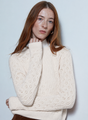 Autumn Cashmere - 4-Ply Fancy Stitch Crew - Chalk