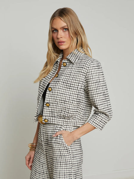 ジャケット・アウター ROSYLUCE CHECK TWEED JACKET Check tweed jacket – Rosy luce