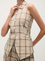 Veronica Beard - Orlinda Vest - Dark Stone Multi