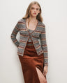 Veronica Beard - Calliope Knit Cardigan - Rust Multi