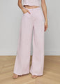 L'agence - Amara Linen Wide-Leg Pant - Icy Lilac