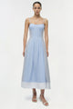 Simkhai - Chamberlain Cotton Midi Dress - Periwinkle Multi Stripe
