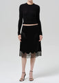 Citizens Of Humanity - Lace Trimmed Skirt - Black