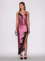 Fleur Du Mal - Juliet Lace Asymmetrical Skirt - Pink Truffle