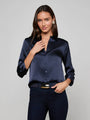 L'agence - Dani Silk Blouse - Midnight
