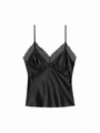 Frame - The Silk Lace Cami - Black