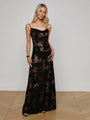 L'agence - Bettie Cowl Maxi Dress - Black