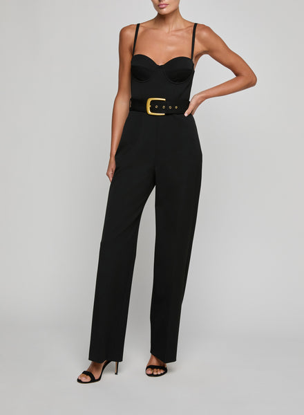 L'agence - Jessa Bustier Jumpsuit - Black