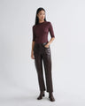 Agolde - Lana Jean (Recycled Leather) - Madera