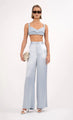 Nonchalant - Esme Pant - Sky Blue