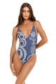 Aguabendita - Luca Batik One Piece Swimsuit - Multicolor
