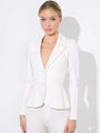 Alice + Olivia - Iana Sculpted Blazer - Off White
