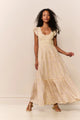 LoveShackFancy - Chessie Blooming Floral Maxi Dress - Lemon Spritz