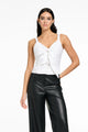 Toccin - Dana Double Tie Front - Optic White