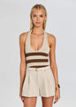 SER.O.YA - Amira Tank - Almond/ Cocoa Brown