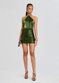 Retrofete - Lavinia Dress - Metallic Basil