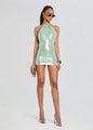 Retrofete - Tulip Sequin Dress - Matcha