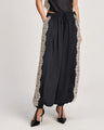 Cinq á Sept - Esme Satin Verne Pant - Black/gardenia