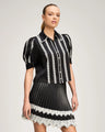 Cinq á Sept - Nalea Top - Black/ivory