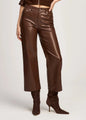 Cinq à Sept - Vegan Leather Joey Pant - Espresso