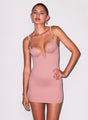 Fleur Du Mal - Seduce U-Plunge Mini Slip - Tan