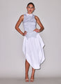 Fleur Du Mal - Poplin Garter Skirt - East Hampton Stripe