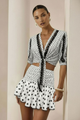 Charo Ruiz - Skirt Noira - White Dots