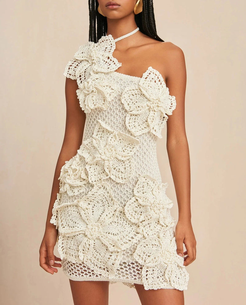 Cult Gaia - Kendria Crochet Dress - Off White