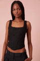 Loveshackfancy - Lorelai Bustier - Black