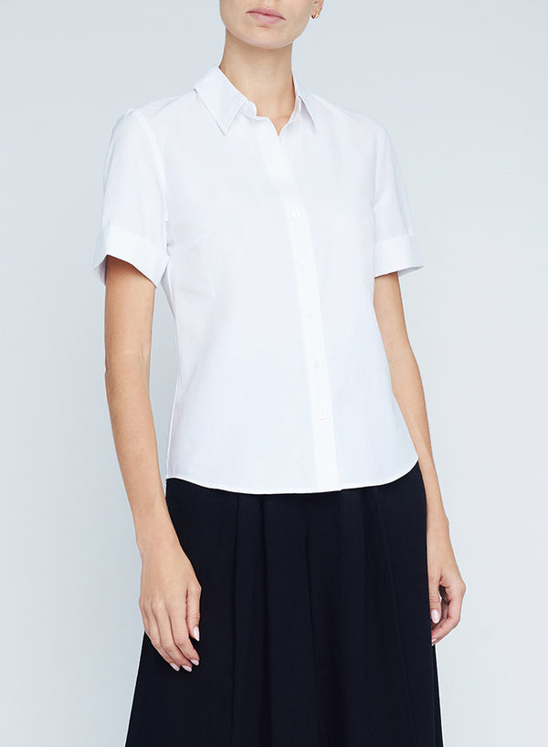 L’agence - Risette Rolled Shirt - White