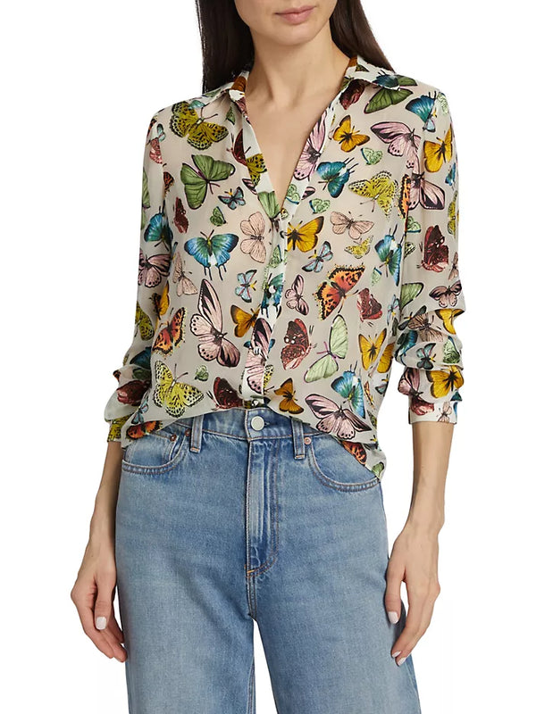 Alice + Olivia - Eloise Blouse - Boundless Butterfly
