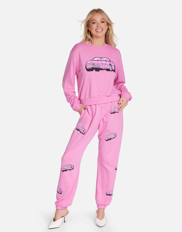 Lauren Moshi - Barbie Spalding Convertible Sweater - Pink