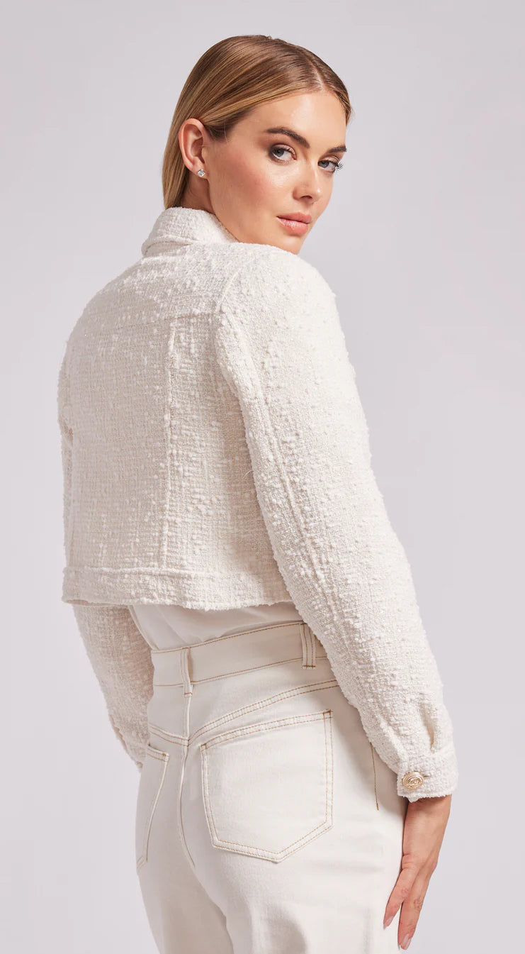 Generation Love - Bailan Tweed Jacket - White