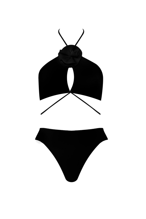 Maygel Coronel - Fonce Two Piece Bikini - Black