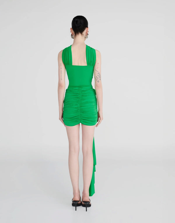 Maygel Coronel - Magdalena Mini Skirt - Spring Green