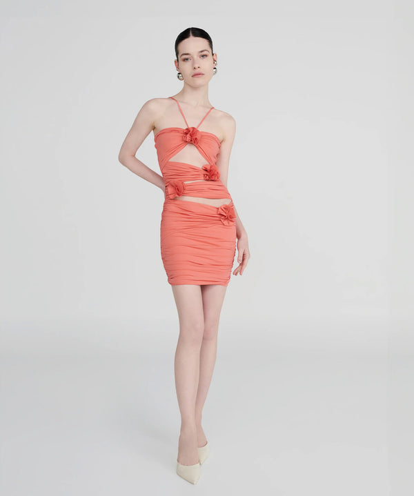 Maygel Coronel - Coari Mini Dress - Tropical Pink