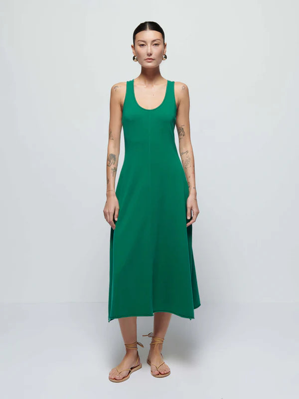 Nation LTD - Merethe Midi Dress - Verdant Green