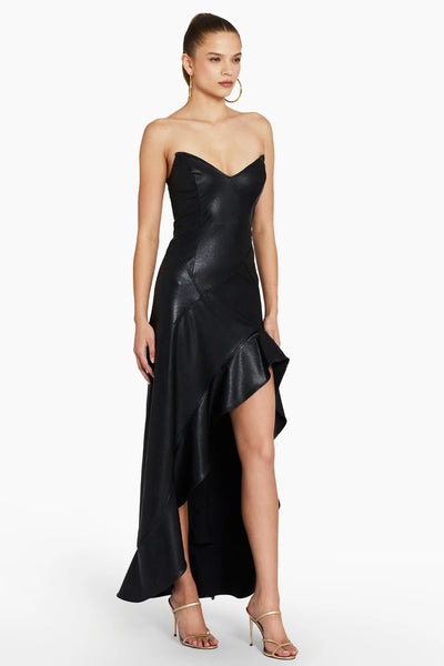 Amanda Uprichard - Symone Dress In Faux Leather