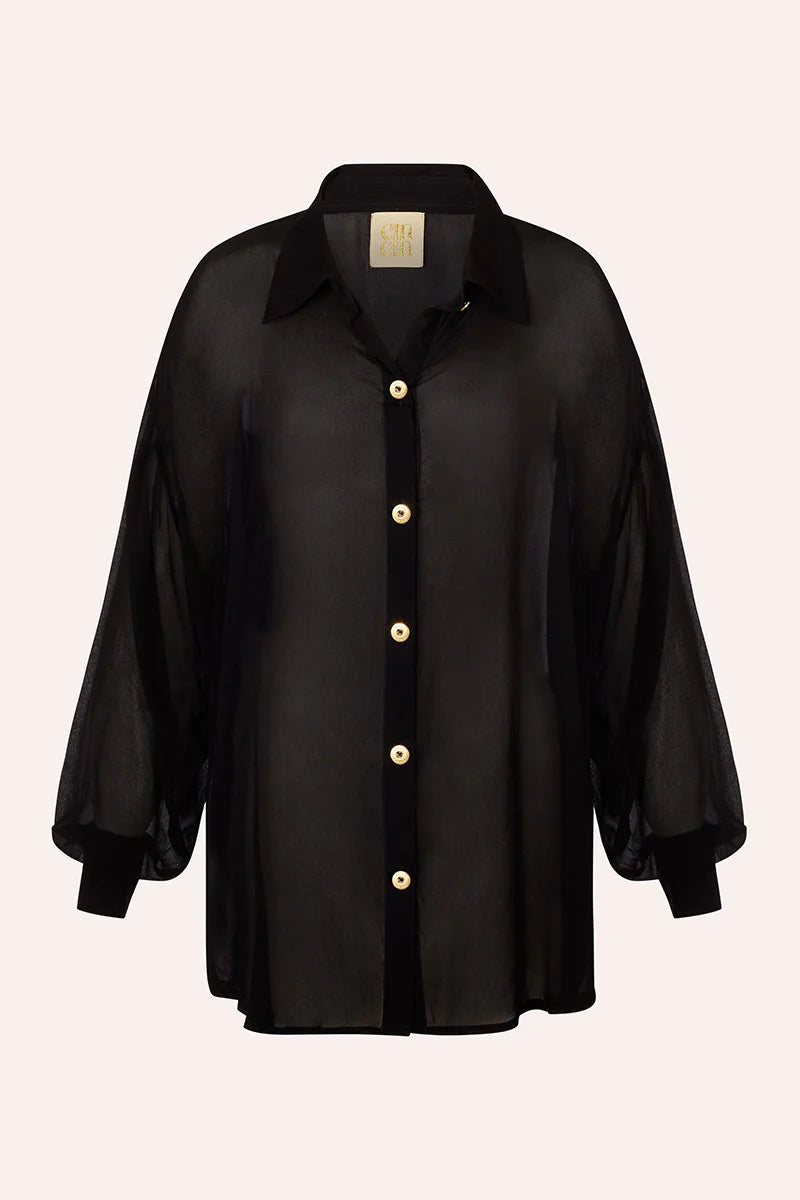Cin Cin - Solace Button Up Shirt - Black