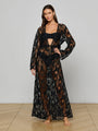 L'agence - Janus Cover-Up Robe - Black