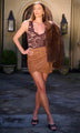 Generation Love - Leila Lace Top - Espresso/Beige
