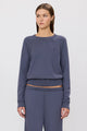 Eterne - Shrunken V-Stitch Raglan - Washed Navy