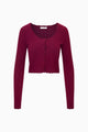 Loveshackfancy - Martti Cardigan - Spiced Berry