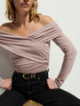 Nation LTD - Mika Off Shoulder Top - Whisper