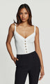 Generation Love - Retta Rib Bodysuit - White