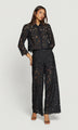Generation Love - Maggie Embroidered Georgette Pants - Black