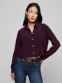 L'agence - Cosette Pinstriped Shirt - Dark Malbec Pinstripe