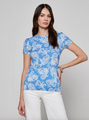 L'agence - Ressi Fitted Tee - Regatta Blue/Ivory Paisley