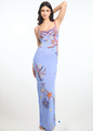 Oceanus - Crescent Shell Long Dress - Lilac