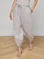 L'agence - Mariko Linen Jogger - Light Pewter